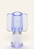 Female luer lock tubing connector .140 I.D. Material: Polycarbonate. Model 1128