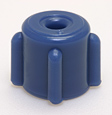 Male non-vented cap, dark blue. Material: Polyethylene. Model 1249