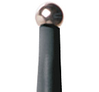 UtahBall® Ball Electrode, 3mm dia, 11cm Shaft. Model DBL-311